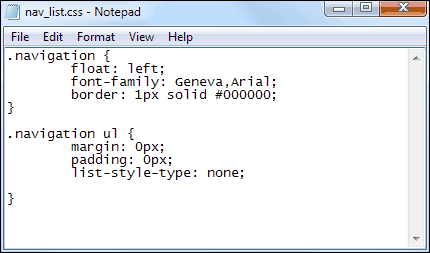 Uso de listas HTML para ayudar a la navegación Uso de listas HTML para ayudar a la navegación