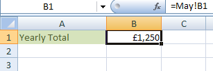 Fórmulas de referencia y otras hojas de trabajo en Excel
