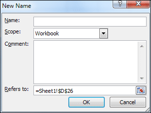 Excel Custom Named Ranges