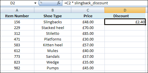 Excel Custom Named Ranges