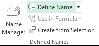 Excel Named Ranges Excel Named Ranges