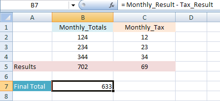 Excel Named Ranges Excel Named Ranges