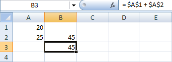 Referencias de células absolutas en Excel