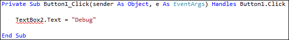 Errores de tiempo de diseño en VB .NET Errores de tiempo de diseño en VB .NET