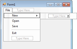 Añade un sub-menú a tu formulario VB.NET
