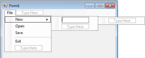 Añade un sub-menú a tu formulario VB.NET