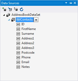 El Asistente de Bases de Datos en VB NET Express
