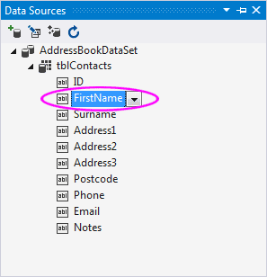 El Asistente de Bases de Datos en VB NET Express