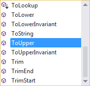 Manipulación de cuerdas en VB .NET