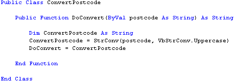 Crear métodos en sus clases VB .NET