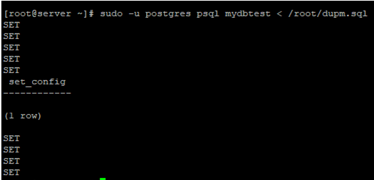 psql restaurar la base de datos postgresql