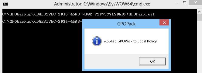 GPOPack aplicado a la política local