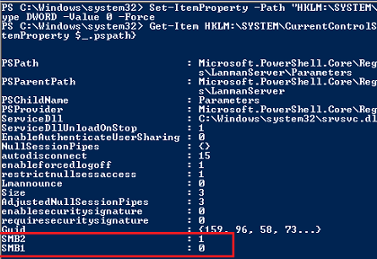 ¿Cómo deshabilitar SMB 1 en Windows 7 a través del registro?