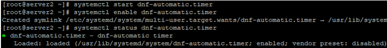 ejecutar dnf-automatic.timer