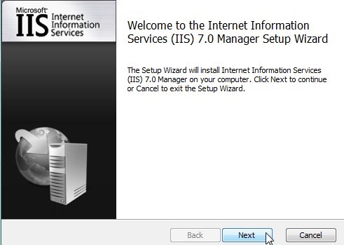 Instalación del Administrador de IIS para administración remota 