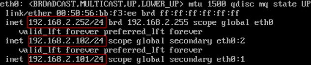 IP virtual keepalived host 2