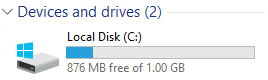Cuota de disco ntfs en la sesión de usuario de Windows 10