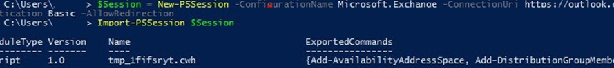Conexión a Microsoft 365 con PowerShell remoto