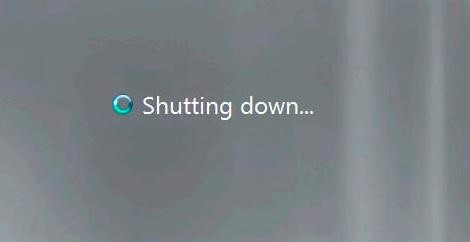 Apagando el mensaje de Windows