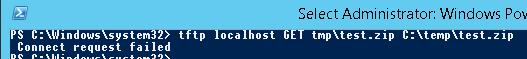 tftp –i localhost GET