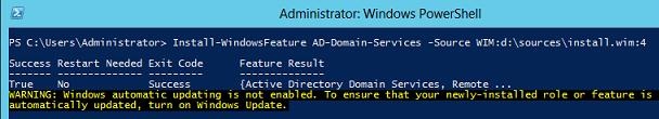 restaurar roles de servidor de Windows eliminados con elegante