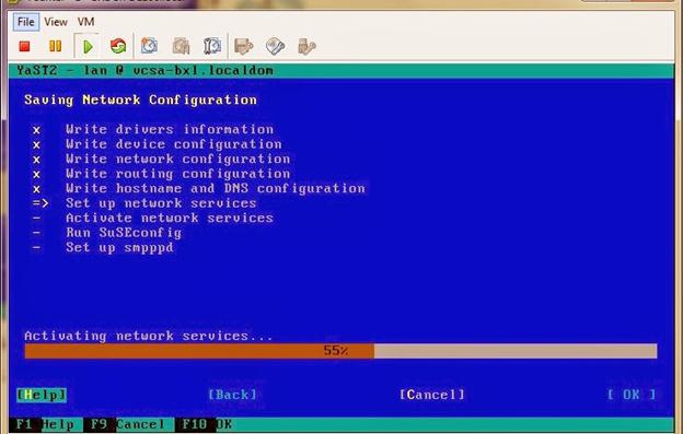 guardar la configuración de la red