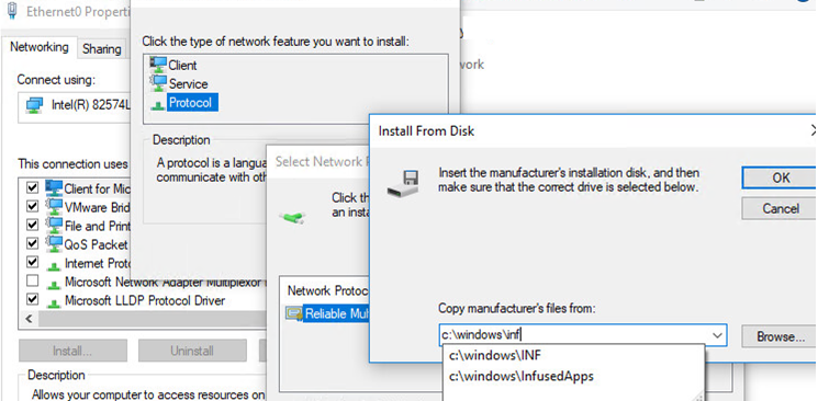 instalar protocolo en windows 