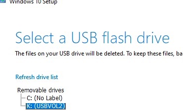 escribir la imagen de instalación de Windows 10 en una memoria USB