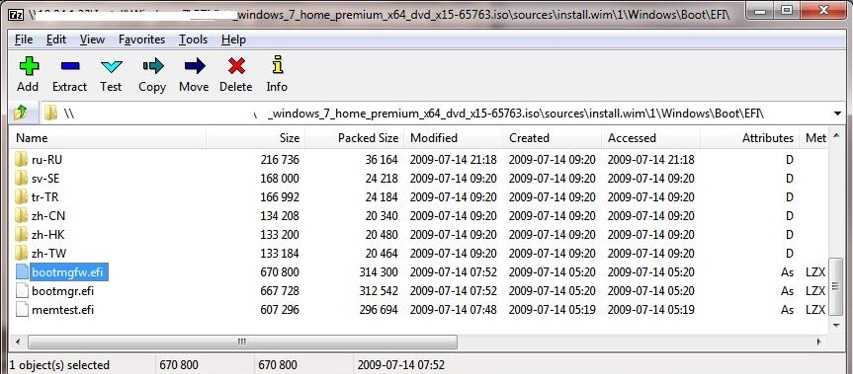 bootmgfw.efi extracto de install.wim