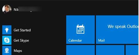 imagen de la cuenta de la ventana 10 del directorio activo