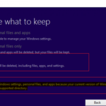 Error de actualización de Windows 10: Windows podría estar instalado en un directorio no compatible