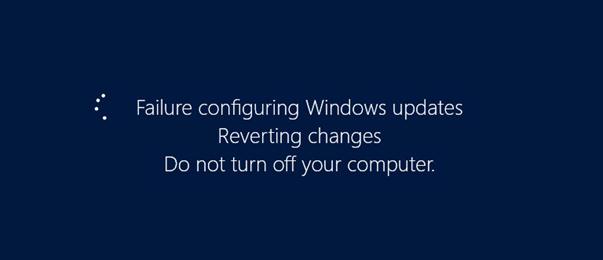 Solución de Windows 8/2012: “Error al configurar las actualizaciones de Windows.  Deshaciendo cambios"
