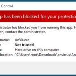 UAC: esta aplicación ha sido bloqueada para su protección en Windows 10