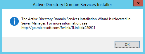 servidor de windows dcpromo