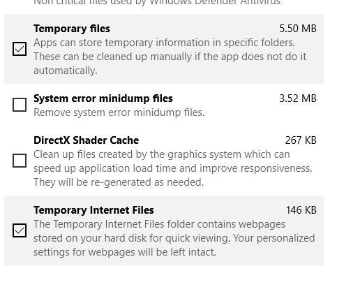 limpieza de la carpeta appdata
