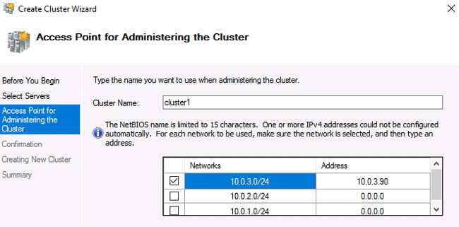 configurar el servidor de Windows del clúster de la Conmutación por falla 2016 paso a paso configurar el servidor de Windows del clúster de la conmutación por error 2016 paso a paso