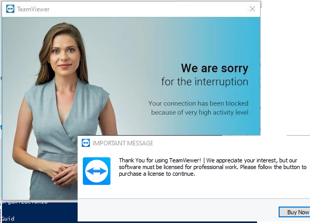ID de restablecimiento de teamviewer