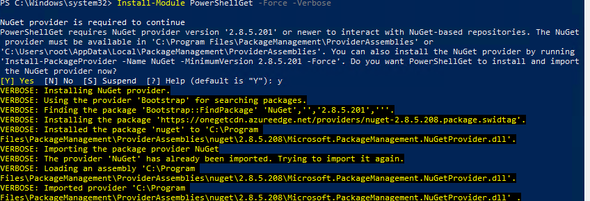 instalar azure ad powershell
