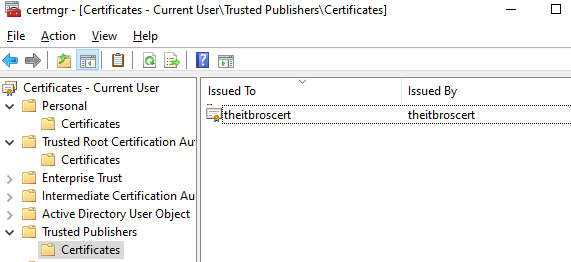 powershell remoto firmado