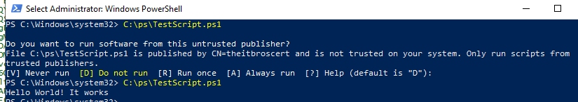 firma de powershell