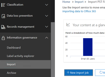 importar pst a Office 365 PowerShell