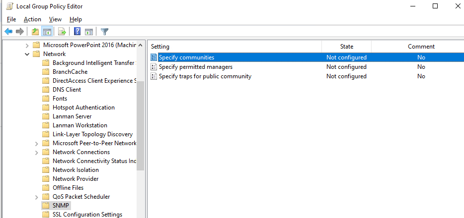 cliente snmp windows 10