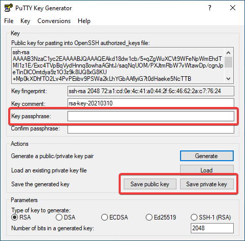 puttygen windows 10