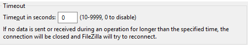 transferencia lenta filezilla