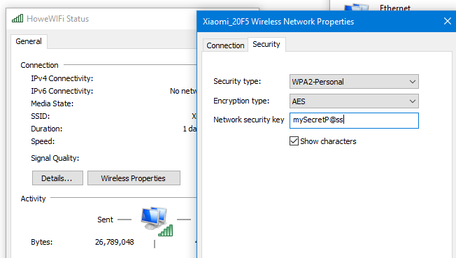 ver contraseña wifi guardada windows 10