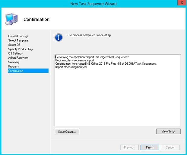 línea de comando de instalación de la aplicación mdt
