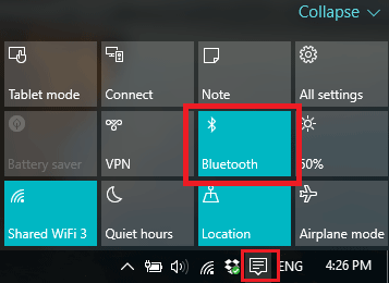 bluetooth no funciona laptop windows 10