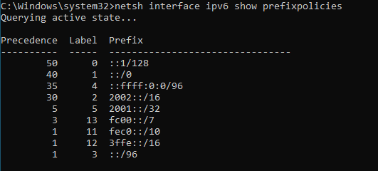 hacer ping a ip4