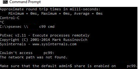 computadora remota psexec computadora remota psexec